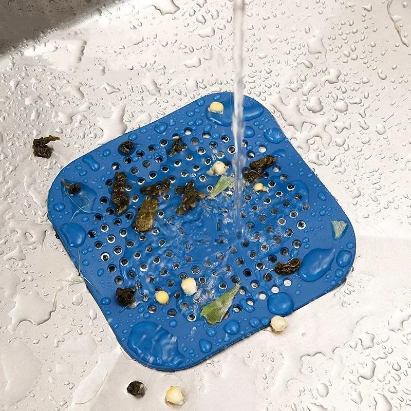 1 st Avlopp Hårfångare Filter Diskbänk Anti-igensättningssil Badkar Duschgolv Silikonproppskydd Kök Badrumstillbehör