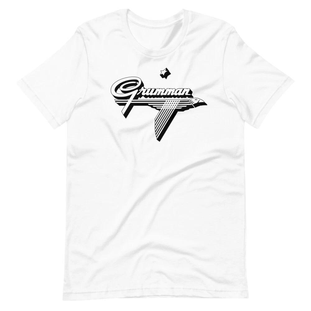 

GRUMMAN CORPORATION Aircraft Vintage Style Tee Short-Sleeve Unisex 100% Cotton T-shirt Mens Tees Top 3XL