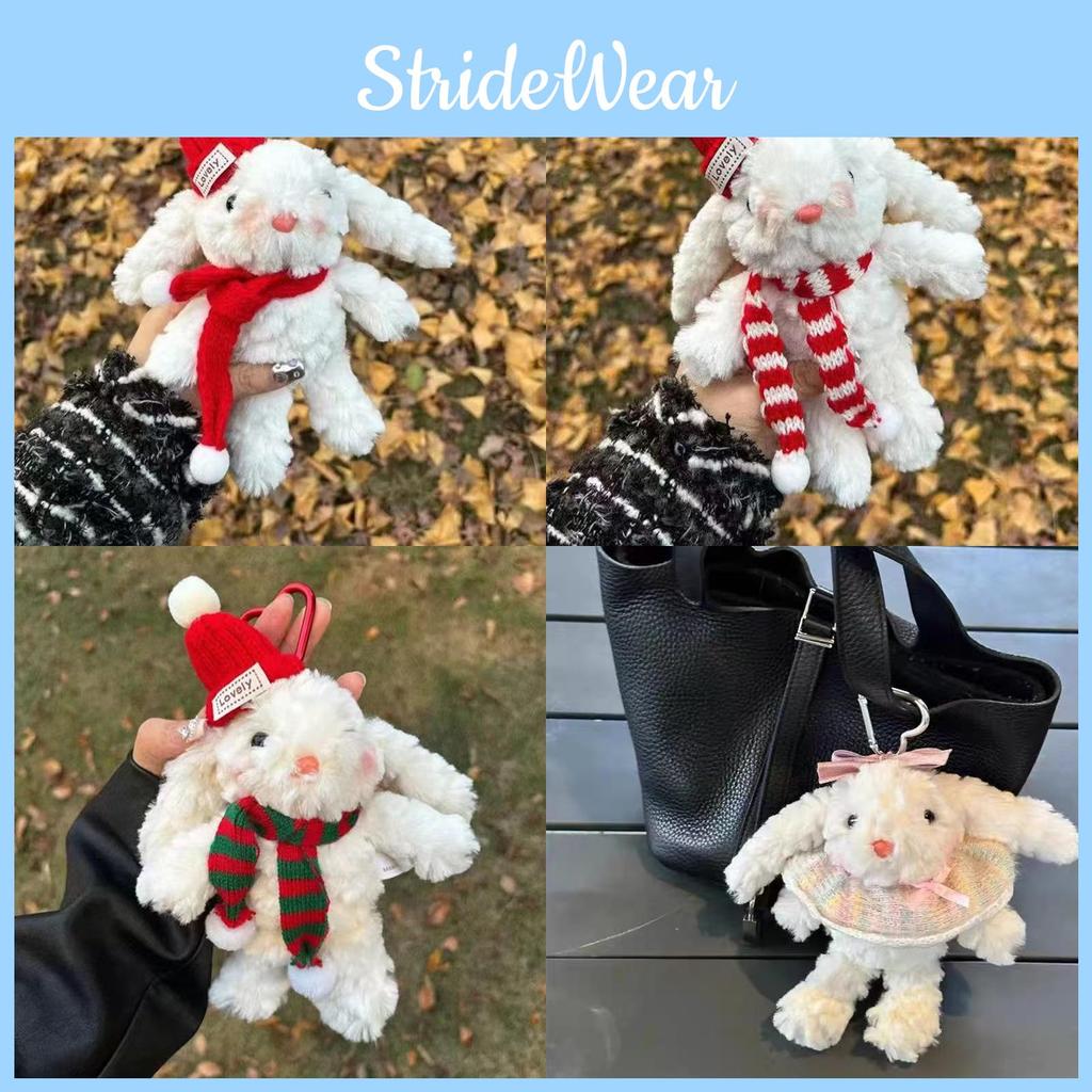Plush Bunny Stylish Doll Keychain With Soft Fabric And Adorable Design Kids For