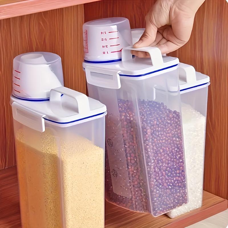 Large Capacity Cereal Storage Container Moisture-proof Insect-proof Sealed Rice Dispenser For Cereals Dog Food Kitchen Supplies