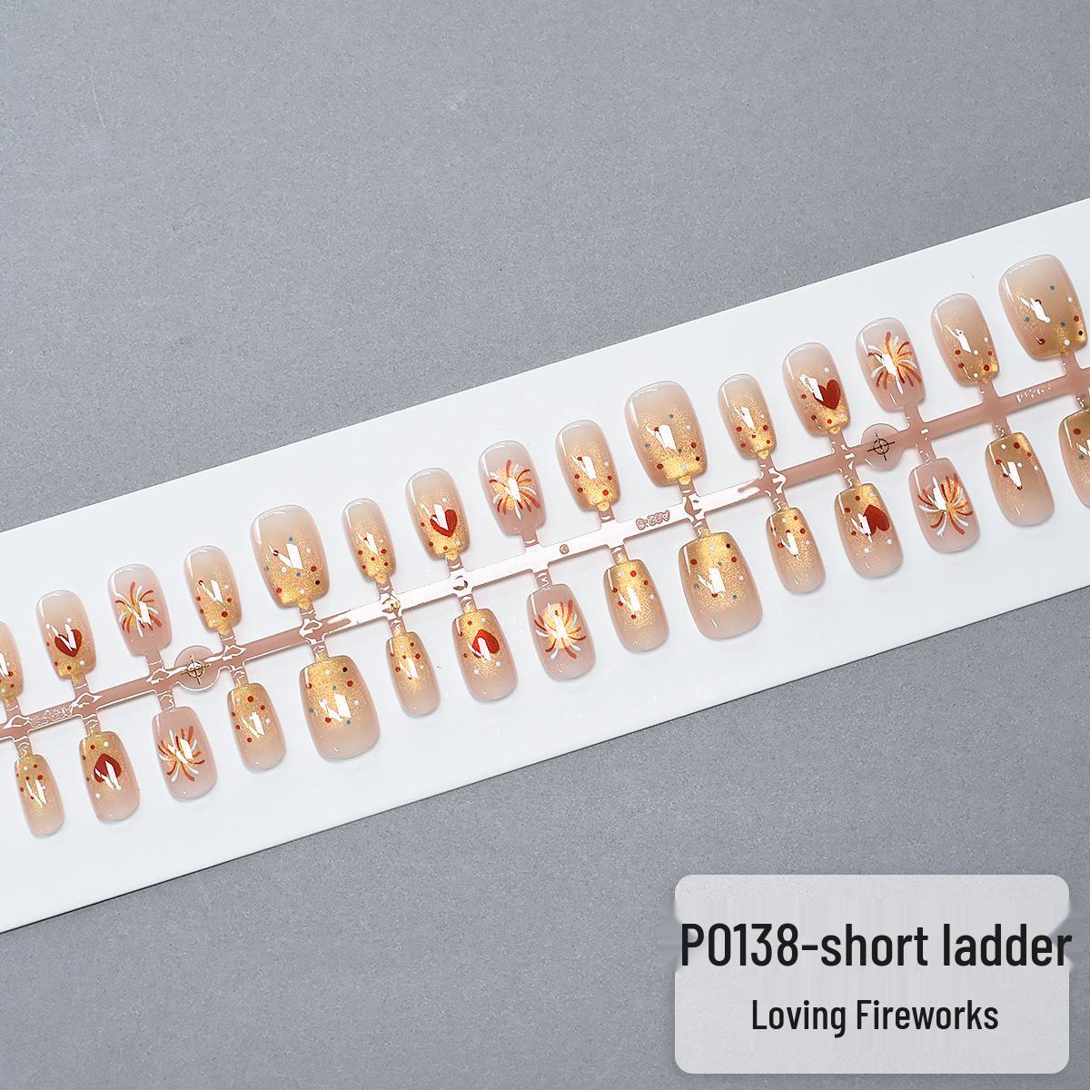 

Золотые кошачий глаз сердце фейерверк горошек наклейки для ногтей - Съемные, 30 штук (хз/с/м)