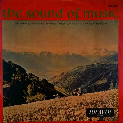 7inch Record PARRIS MITCHELL STRINGS  The Sound Of Music BR348 Bravo Records 1965 UK Soundtracks  Musicals Used