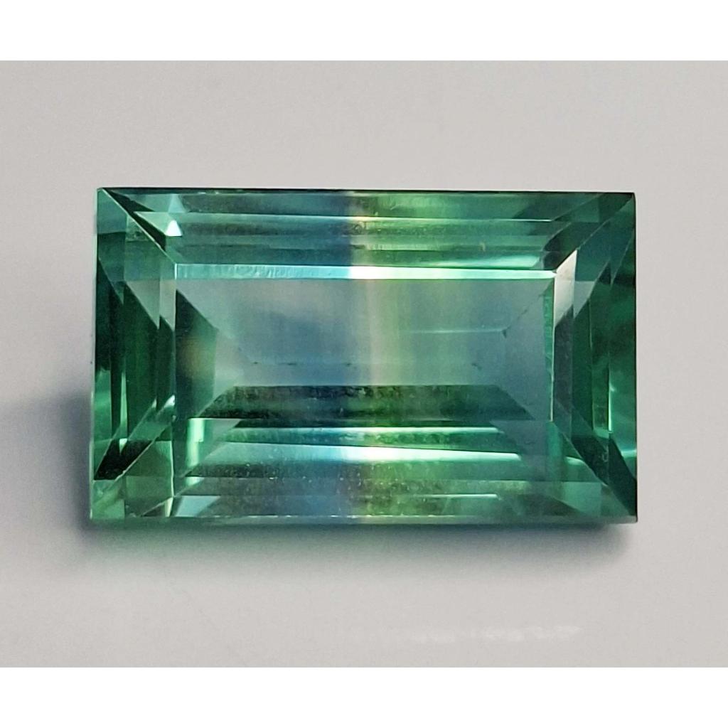 Fabulous Bluish Green Tourmaline Natural Baguette Cut 11-13 Ct Pair Gemstone