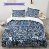 Hamburg Football Team Pattern Bedding Home Decoration Birthday Gift (1 * duvet cover + 2 * pillowcase, without core)