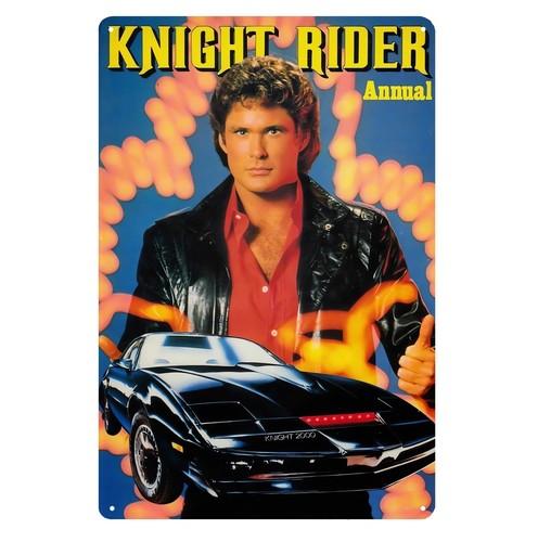 Knight Rider Tv Series Movie Metal Poster Tin Sign 20x30cm Plaque 20x30cm(7.8x11.8inch)