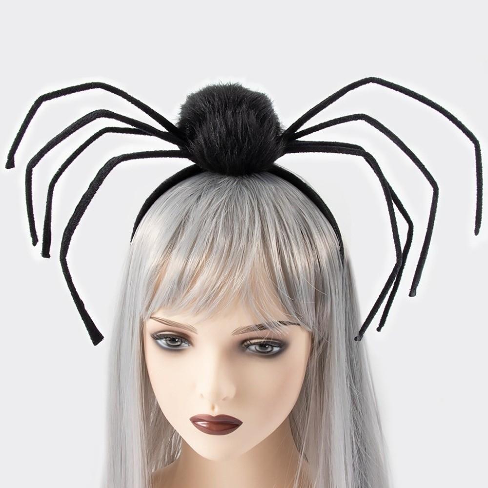 Headwear Halloween Spider Headband Non-slip Halloween Hairbands Women Hair Hoop  Costume