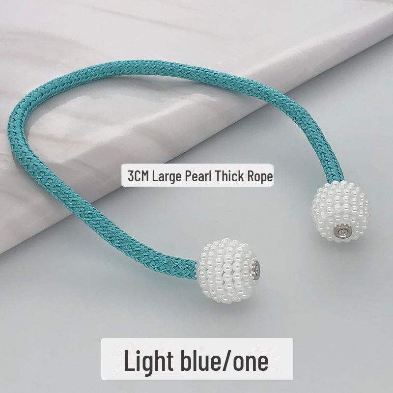 Dicke Seilperle Vorhang Magnetschnalle