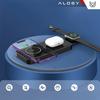 Alogy Wireless Charger Qi Pd Qc 3.0 2in1 Fast Charging For Apple iPhone Airpods Watch Charging Station Stand Black