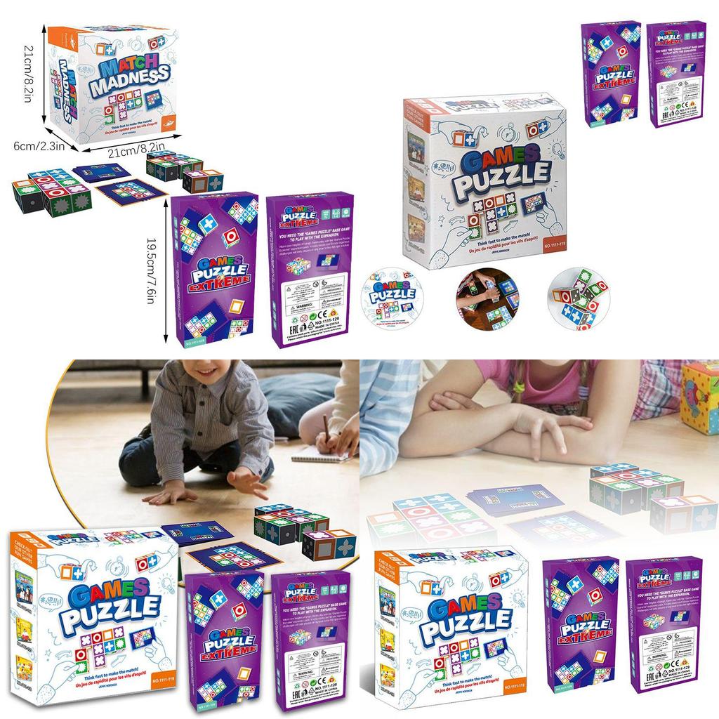 Colorful Kids Space Logical Thinking Board Game Featuring Exciting Matching Puzzle Challenges