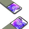 For Motorola Razr 50 Ultra 5G Phone Case Carbon Fiber Texture PU+PC Cover