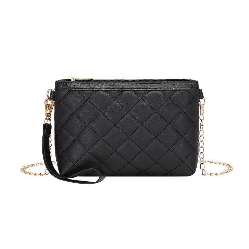 Rhombus chain bag new versatile small bag fashion wallet small square bag embroidered messenger bag