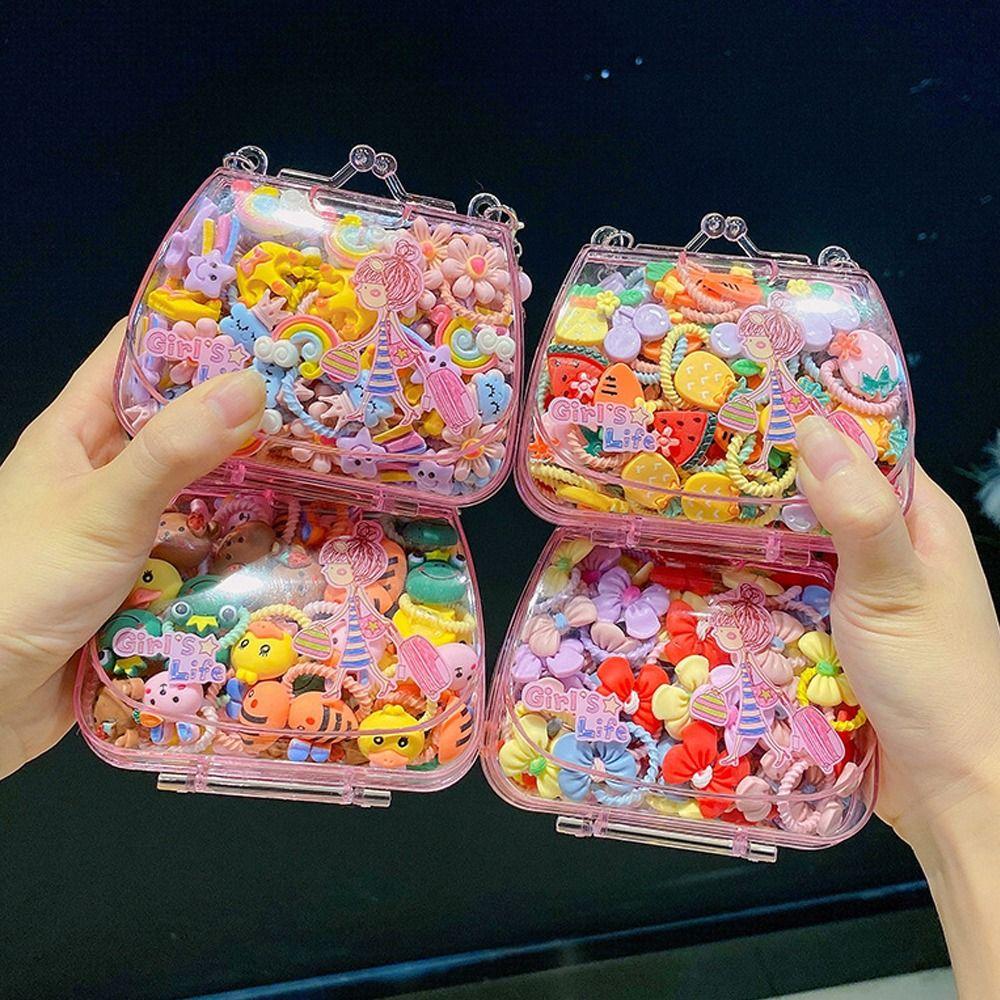 Sweet Hair Ropes Cute Cartoon Headbands Fashion Bow Hair Ties  for Kids