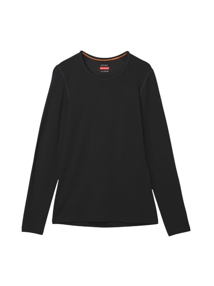 

W Merino 260 Tech LS Crewe Black L [Ice Breaker]