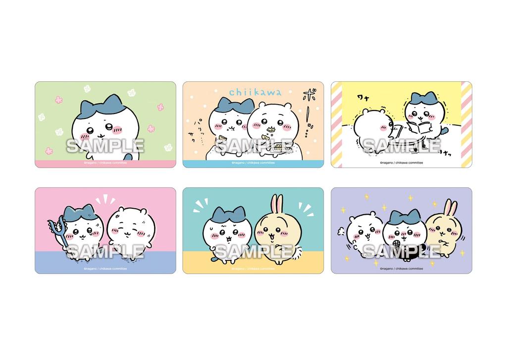 ENSKY Chiikawa Deco Stickers with 3 Gum Packs 20 Pack Box (Candy Toy)
