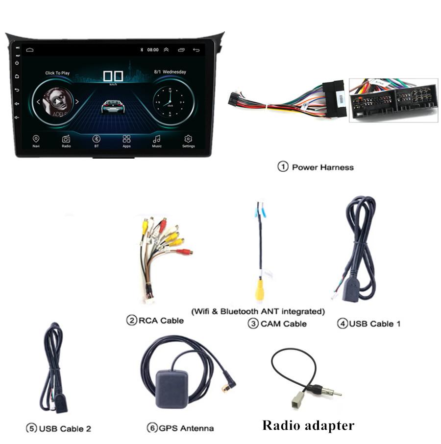 Portable Carplay Screen For --For Hyundai I30 2012-2016