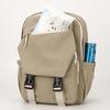 Nylon Lightweight Women's Backpack with Flip-top Lock Simple Small Schoolbag  Commuting and Travel Waterproof Backpack