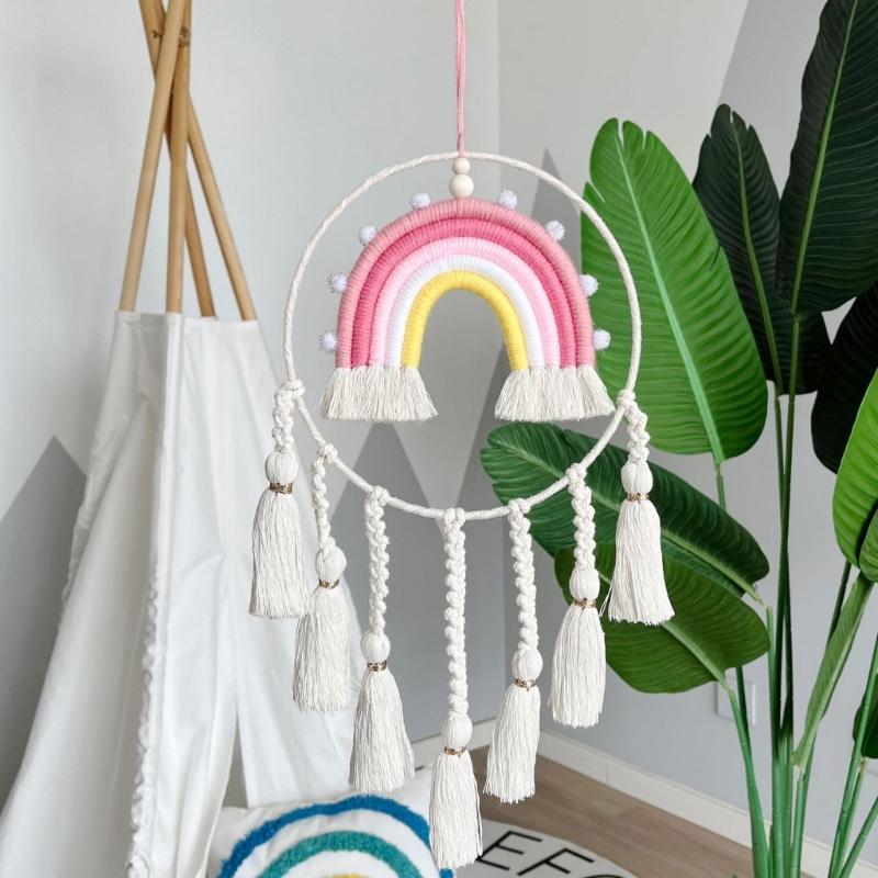 Restaurant Decoration Present Handwoven Tassels Ornament Art Crafts for Home Bar