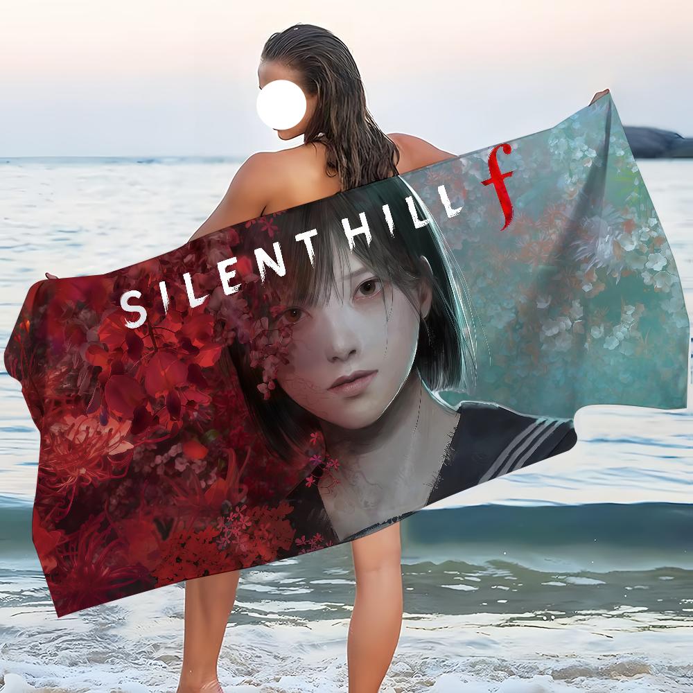 Towel Beach Bath Quick-Drying Game Lightweight Portable F Sauna Camping Swim S-SilentS-ES H-HillS-ES Pool Travel