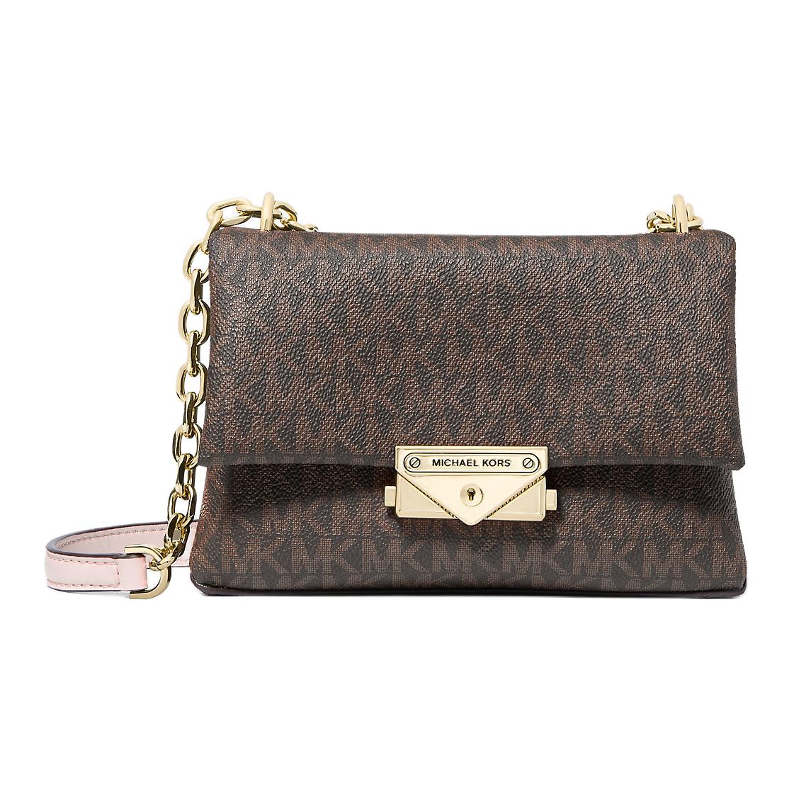 

Michael Kors Mk Cece Classic Monogram Flap Crossbody Bag Women bags Brown Pink 35F2G0EC5B-POWDER-BLUSH Basic Set (Bag+Dust Bag)