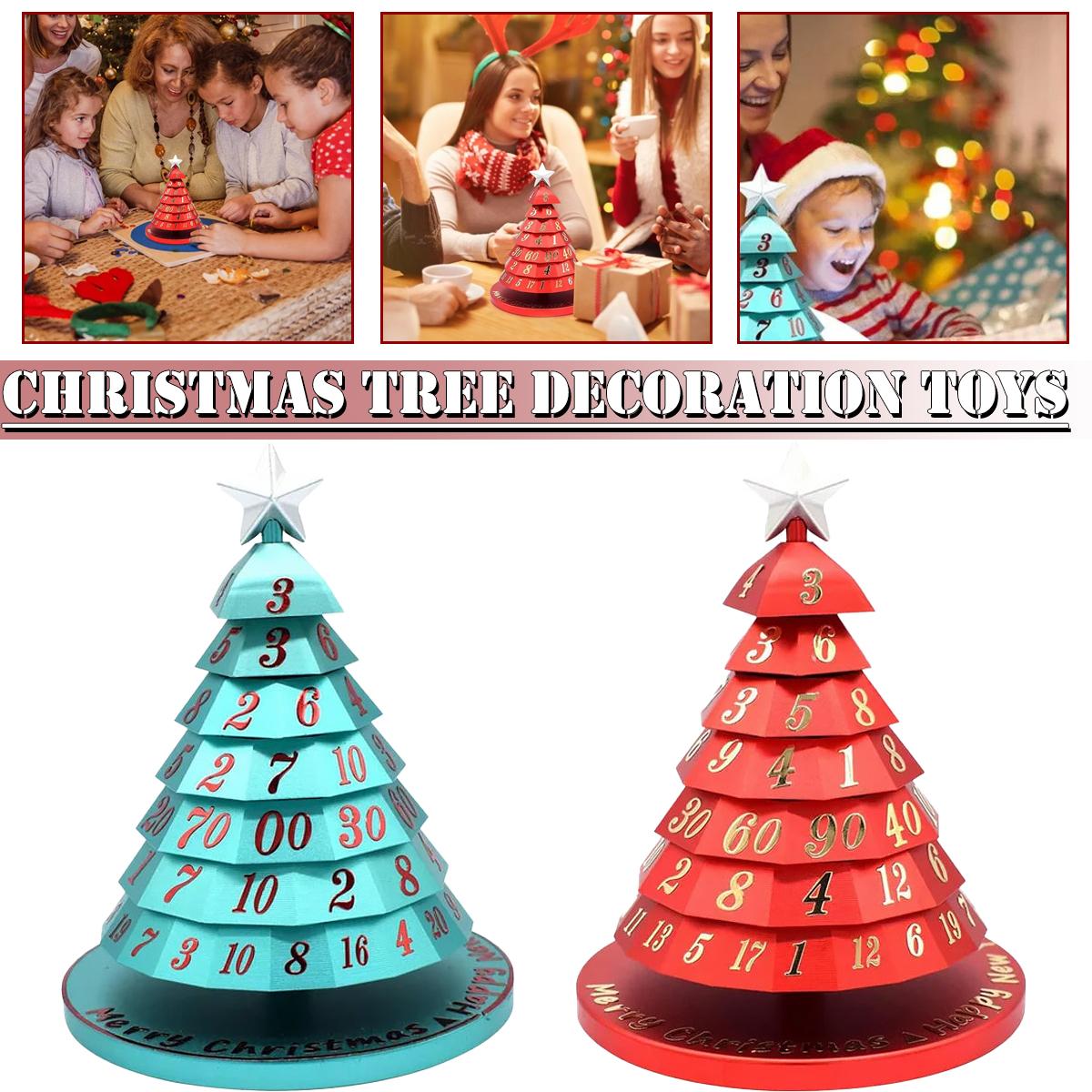 

PDTO набор кубиков для рождественской елки, декор для рождественской елки, РПГ, рождественские кости, подарок