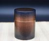 Shinkodo Made In Japan Pure Copper Tea Caddy (Large) with Red Copper Finish and Hammered Design, Gift Wrapping Available