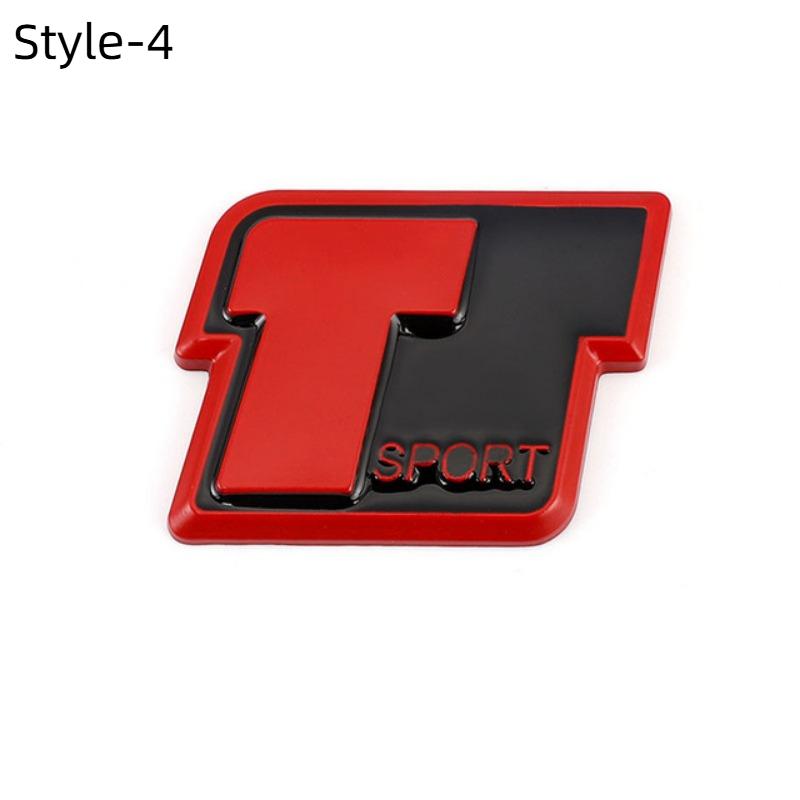 

Наклейка на автомобиль T Sport Наклейки Эмблема Значок Задний багажник Наклейки для RAV-4 Coroll-a Pra-do Tundr-a Highland-er Hiace Venza C-amry Sticker-4