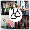 Gymnastic Rings Pull Up Handle Rings with Adjustable Straps Pull-ups for Adult Home Workouts Strength Training Fitness Equipment