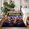 Tappeto Antiscivolo in Velluto di Cristallo, Tappeto con Design Roblox per Interni Soggiorno Camera da Letto Decorazione Casa