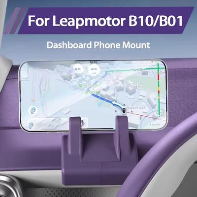 For Leapmotor B10 B01 Dashboard Silicone Phone Holder Screen Mount Navigation Interior Accessories