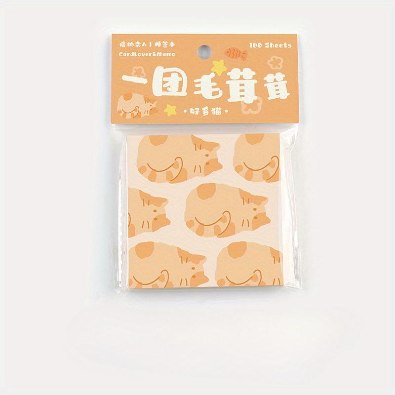 

Набор корейских креативных блокнотов, 100 листов, Эстетичные канцелярские принадлежности для дневника и планирования, Милые офисные принадлежности в стиле Ins оранжевый