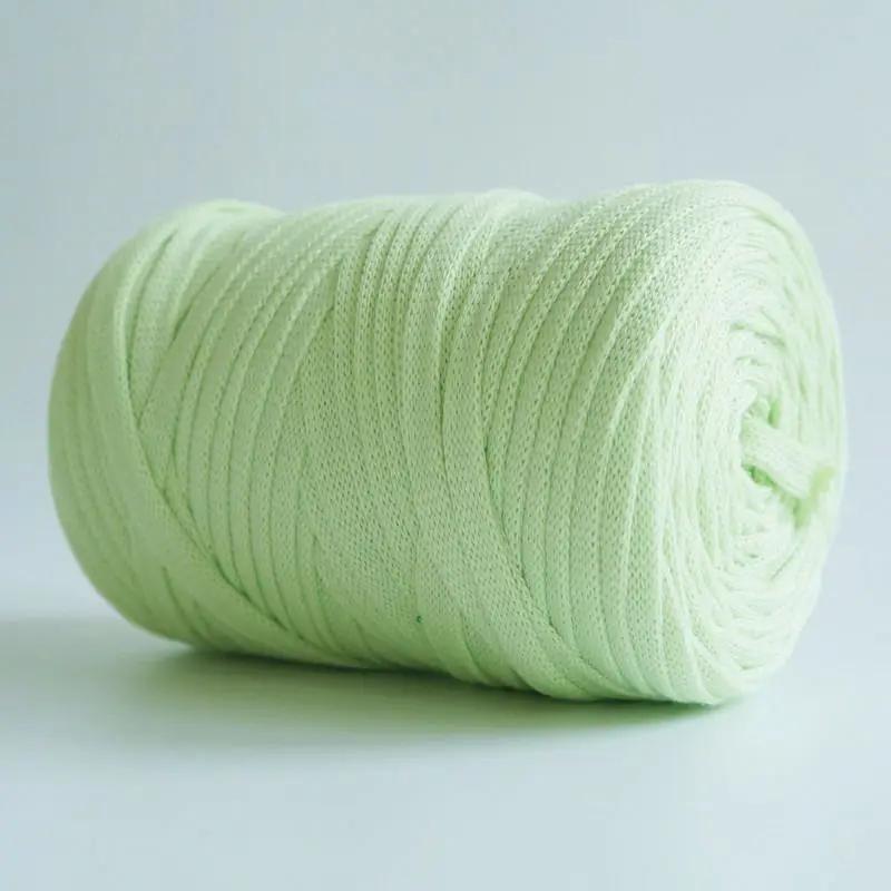 Flat Knitted Fabric Thread, Hollow Yarn Flat Ribbon Thread, DIY Handmade Woven Bag Hook Sandals 250g Crocheting