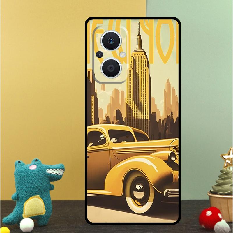 New York City Case For OPPO Reno 15F 13F 14F 12 11 F 10 14 15 Pro 7 8 Lite OPPO Find X9 X8 X6 X5 Pro Cover