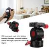 Tripod Ball Head Panoramic Pan Tilt Ballhead with 1/4in Screw Quick Release Plate for Arca for Photographing