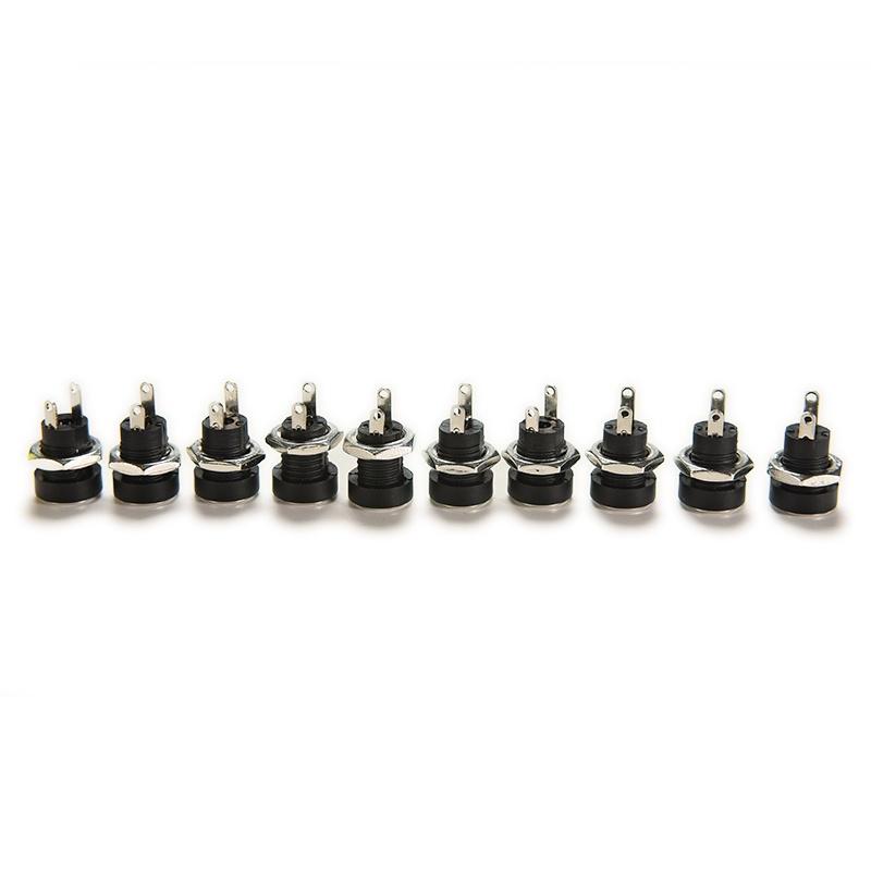 TINGB 10 Pezzi 5,5 mm x 2,1 mm DC Presa di Alimentazione Connettore Femmina a 3 Pin con Montaggio a Pannello TINGB 10 Pezzi 5,5 mm x 2,1 mm DC Presa di Alimentazione Connettore Femmina a 3 Pin con Montaggio a Pannello