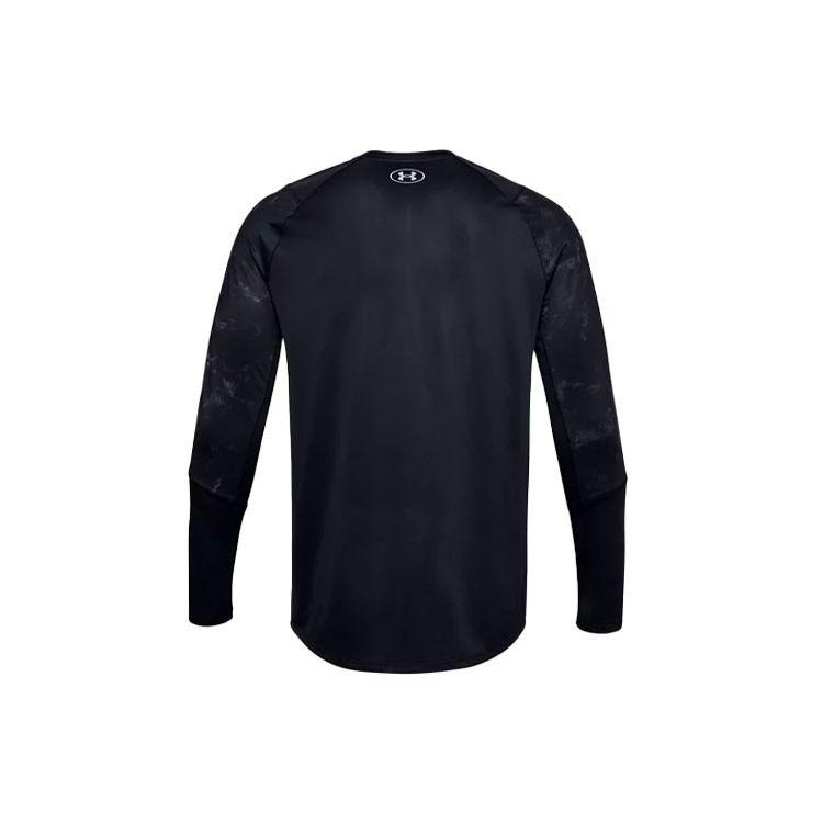 Under Armour Casual Training Slim Fit Long Sleeve T-Shirt Men Tops Black 1356802-001