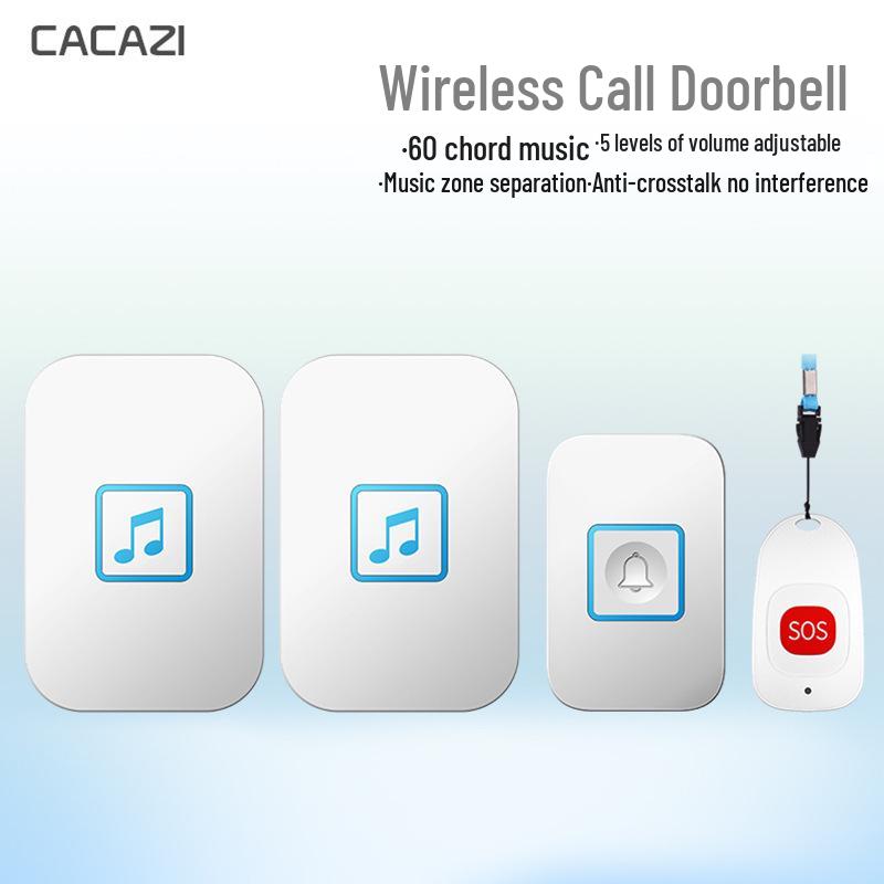 Senior Assistance Wireless Remote Doorbell & Emergency Call Device