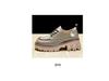 Women's Chunky Heel Oxford Loafers - British Style, Colorblock, Height-Increasing Platform for Winter Fashion