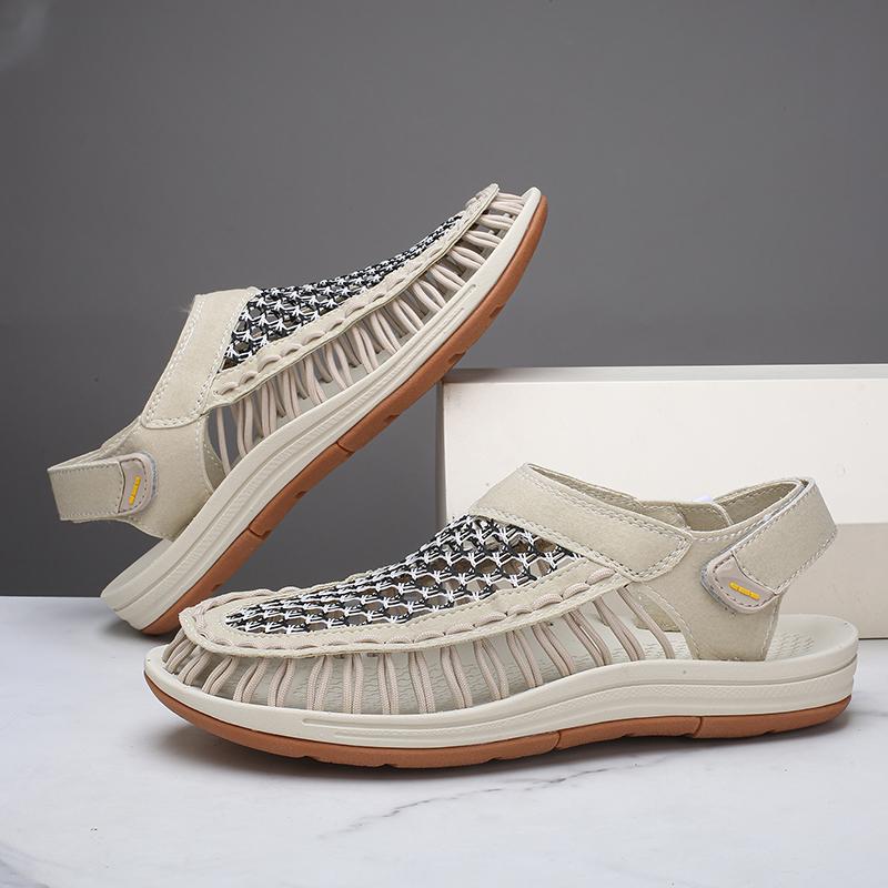 Fashion Outdoor Men's Trendy Casual Sandals Non Slip Beach Water Shoes Breathable Sports Wading Aqua Shoes New Male Soft Sole Sandaly