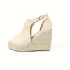 Ladies Elegant Open-toed Thick-soled Wedge Sandals