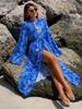 Costume da bagno intero con protezione solare da donna e copricostume, stile europeo e americano.