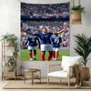 Mbappe Custom Your Name Wall Decor Tapestry Art For Pet Memorial Birthdaywedding Party Backdrop Family Gift