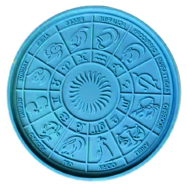 

Divination Tray Silicone Mold Fruit Plate Casting Mold Astrology Board DIY Mold 1