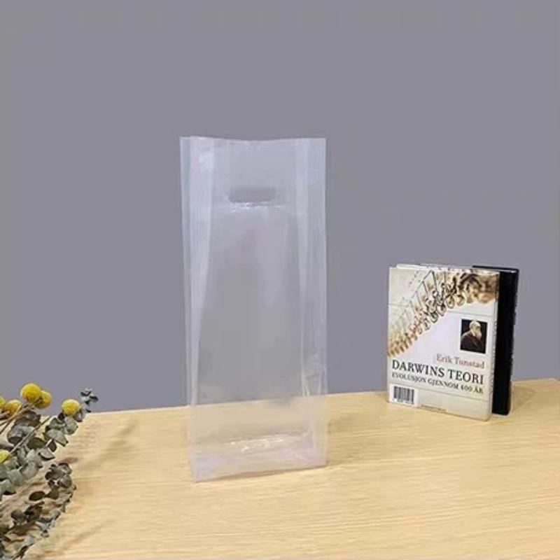 Friendly Transparent Plastic Bags Champagne Carbonated Beverage Packaging Sack Single Double Red Wine Gift Pouch Picnic Camping Barbecue Wine Bag