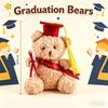 Mini Graduation Bears Bulk Small Graduation Stuffed Animals 4‘' Plush Bear with Diploma Class of 2026 Prom Party Decor Gifts