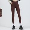 Pantaloni da yoga fitness a vita alta da donna