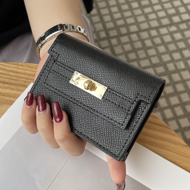 Женский держатель для карт и монет из натуральной кожи - Большая вместимость для водительского удостоверения и документов 1280₽