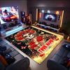 1PC Custom Name Day Dead Art Theme Floor Mat Ideal for Living Room, Game Rooms, Office, Bedroom,Floor Mat Playful Design