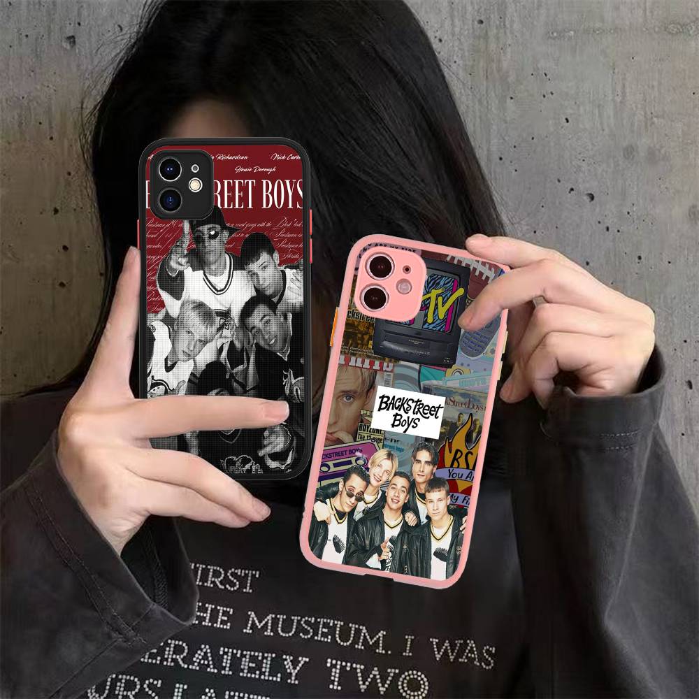 Popular Band B-Backstreet BoyS For IPhone 11 12 13 14 15 16 Pro Max Plus Matte Translucent Phone Cover