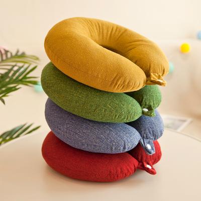 U-Shaped Pillow Neck Protection Travel Cervical Spine Pillow Multi-Color Convenient Car Aircraft Sleeping Pillow Portable Cute U-Shaped Pillow Pillow