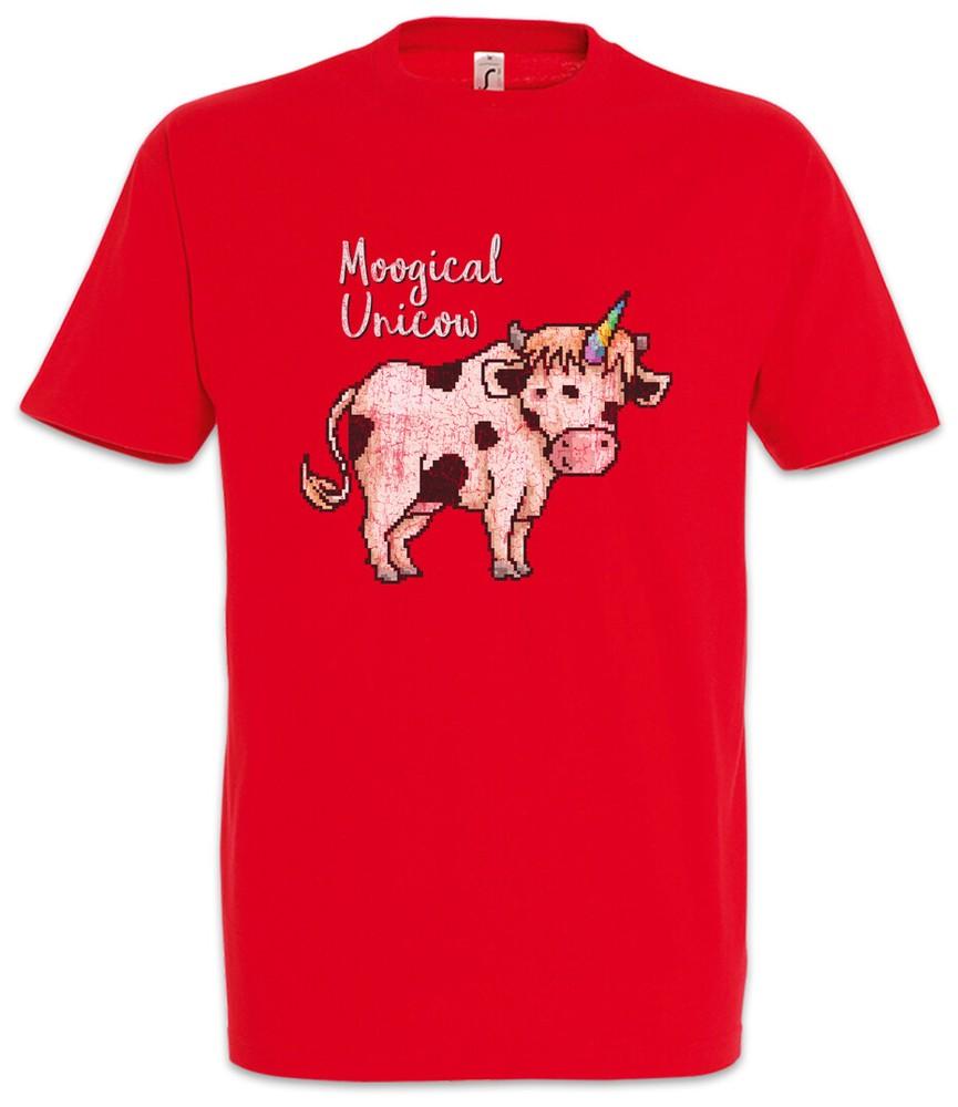 

Moogical Unicow T-Shirt Unicorn Fun Rainbow Cow Geek Nerd Pixel Retro Gamer XL